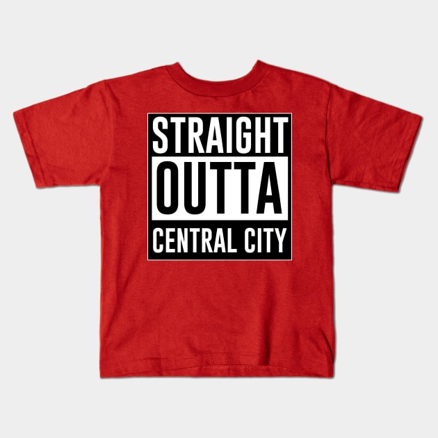 Straight outta Central City Kids T-Shirt by Heroified
